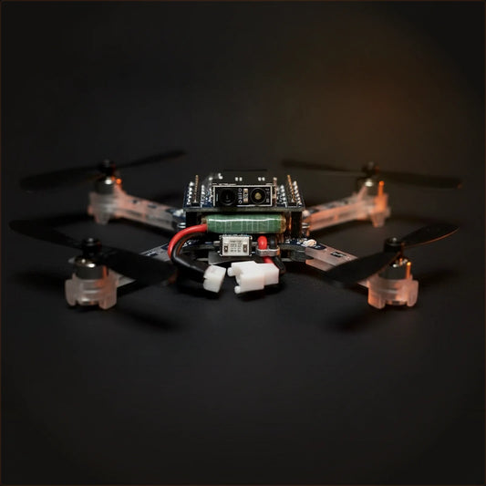 Bitcraze Crazyflie 2.1+ — STEM Swarm & Optical Flow Research Nano-UAV — Hardware Detail Macro