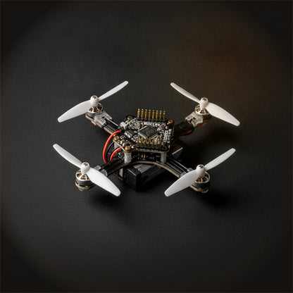 Bitcraze Crazyflie 2.1+ — STEM Swarm & Optical Flow Research Nano-UAV — Solar Dawn Studio Hero