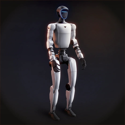 Unitree G1 Humanoid Agent — Full-Size Bipedal Physical AI Robot (Authentic Studio Hero Render)